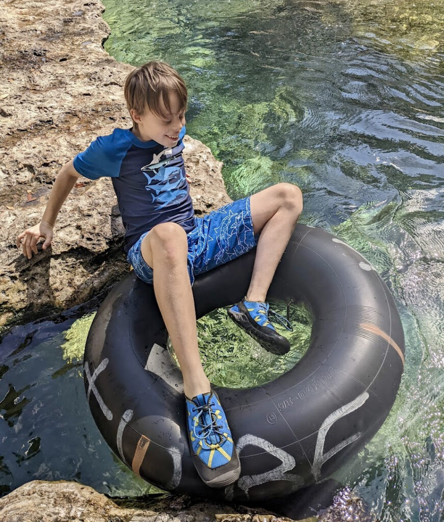 kids tubing Rock Springs Run Central Florida outdoor fun