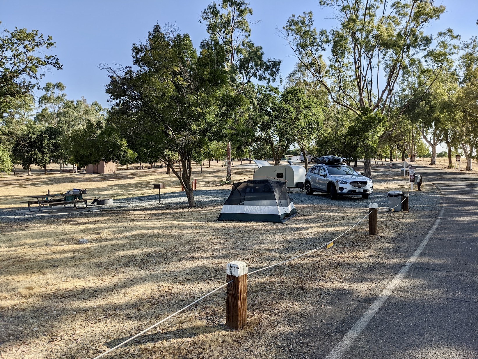 Rancho Seco Campground in California's Central Valley