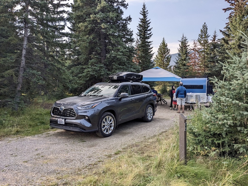 Whistlers Campground campsite #9O Jasper National Park Canada