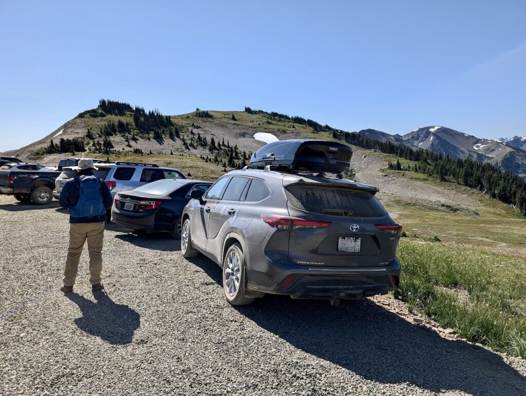 Obstruction Point Trailhead parking Olympic National Park
