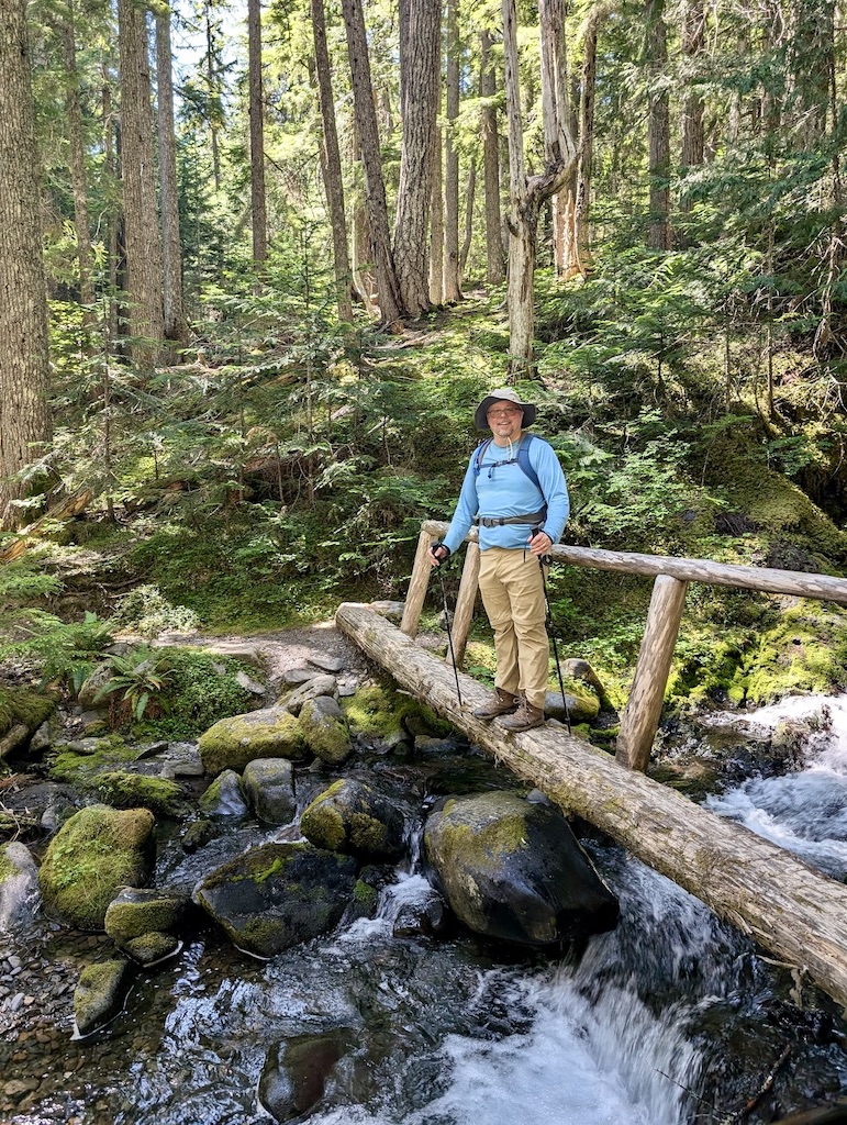 bridge crossing on the Grand Valley Loop Trail Olympic National Park