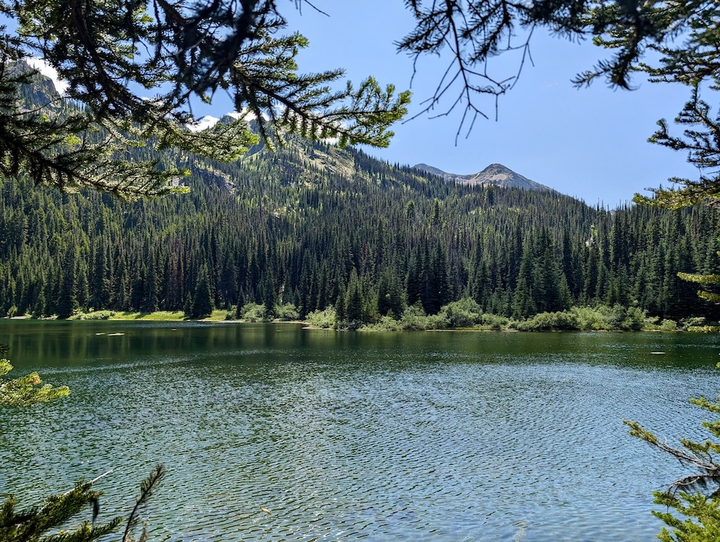 Grand Lake on the Grand Valley Loop Trail Olympic National Park