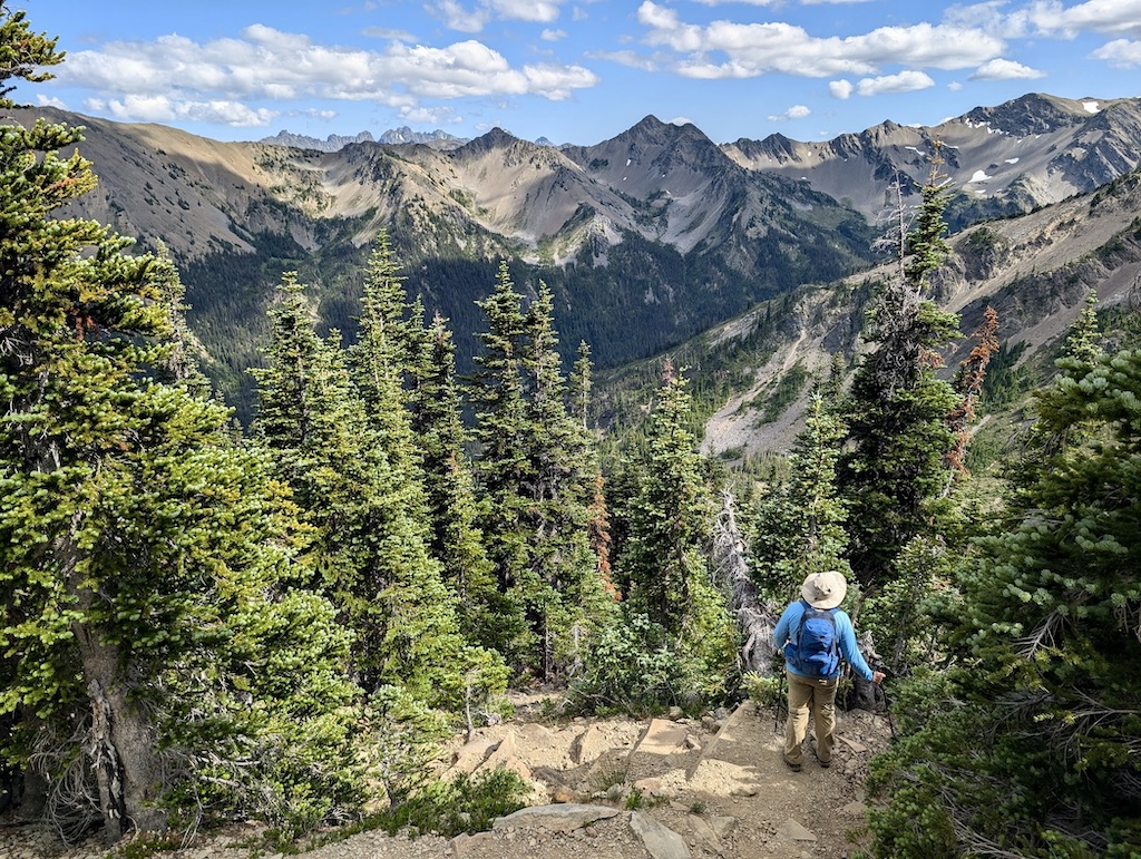 Olympic Mountain view Grand Valley Loop Trail